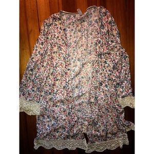 Floral cardigan